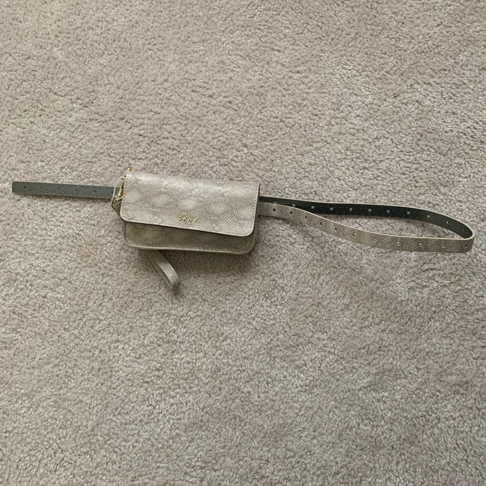 Metallic Snake-Embossed Convertible… - Picture 3 of 9